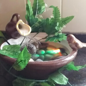 Fuente de Agua Mediana Estanque Redondo