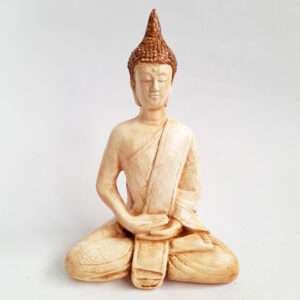 Figura Buda Mudra Meditación con Llama 19cm