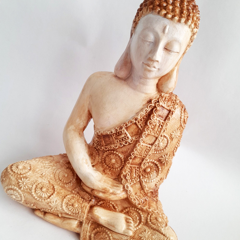 Figura Buda Mudra Meditación de 27cm de alto para interiores