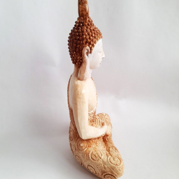 Figura Buda Mudra Meditación de 27cm de alto para interiores