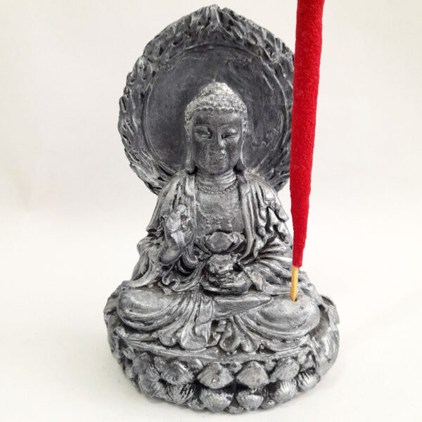 Porta Sahumerio Buda Sentado con Aura Mudra Abhaya