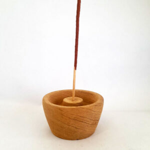 Porta Sahumerio de Madera Algarrobo 7cm