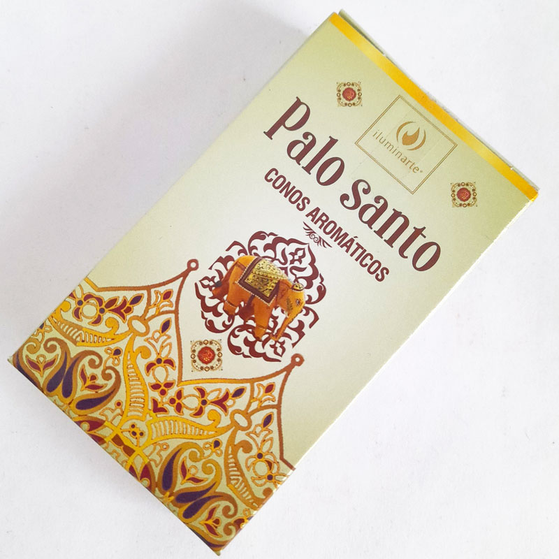 Caja de Conitos Premium de 10 Unidades de Palo Santo Iluminarte