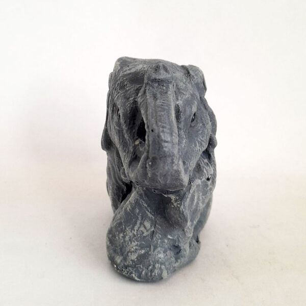 Figura Elefantes Familia Mamá y Bebé