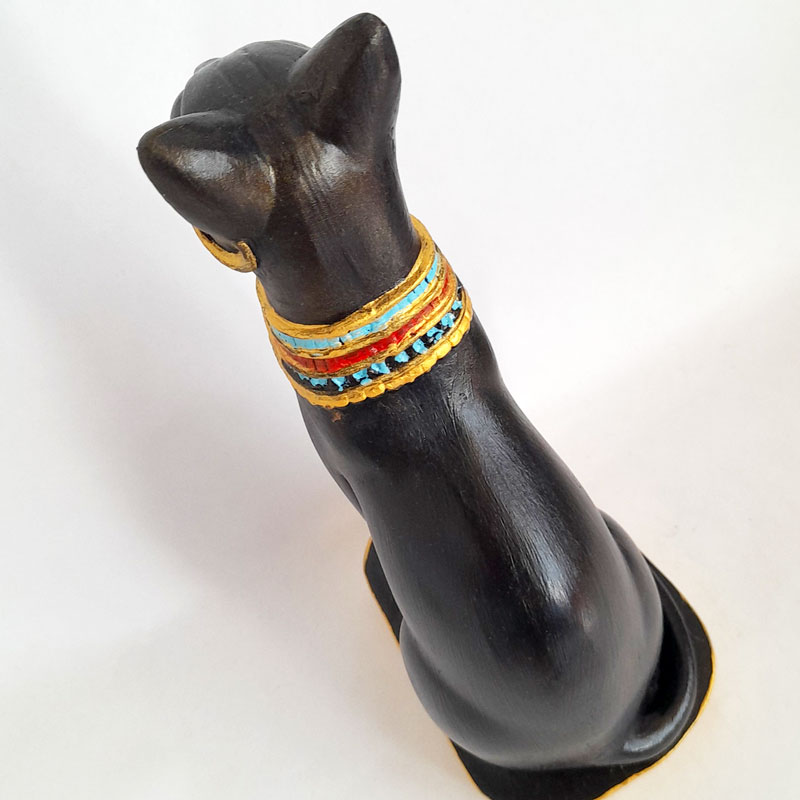 Figura de Gato Egipcio Mediano Diosa Bastet