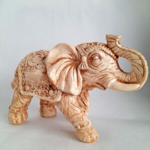 Figura Elefante de la India Mediano N°2 Añejo