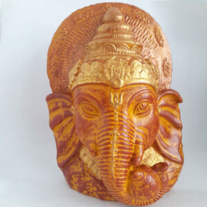 Figura Cabeza de Ganesha para Interiores