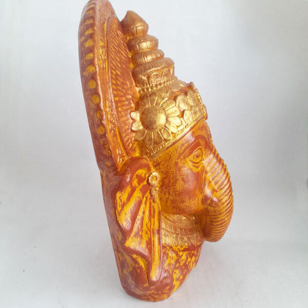Figura Cabeza de Ganesha para Interiores