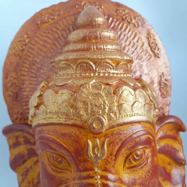 Figura Cabeza de Ganesha para Interiores