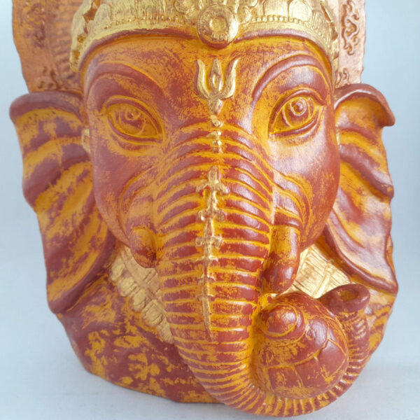 Figura Cabeza de Ganesha para Interiores