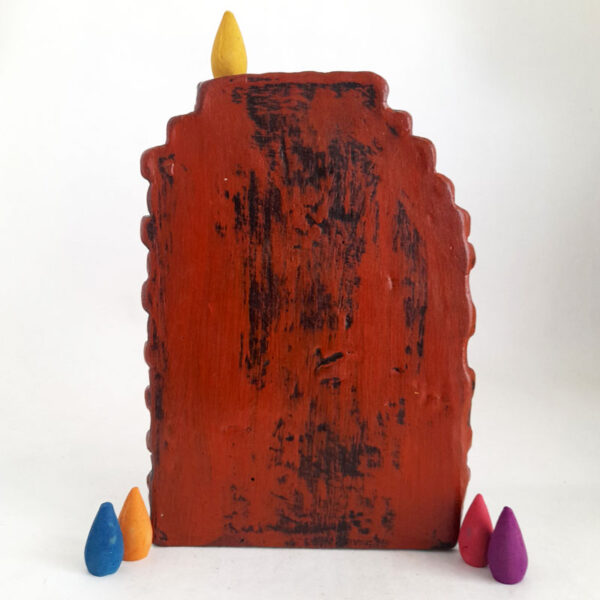Fuente De Humo Muro Ganesha y Om Cobre+ 5 Conos Aromáticos