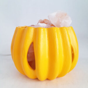 Lámpara de Sal del Himalaya Calabaza