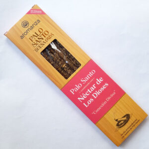 Sahumerio de Palo Santo con Néctar de los Dioses Conexión Divina Buena Onda Aromanza