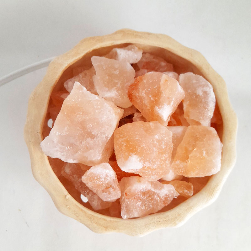 Lámpara de Sal del Himalaya Corazón Tallado