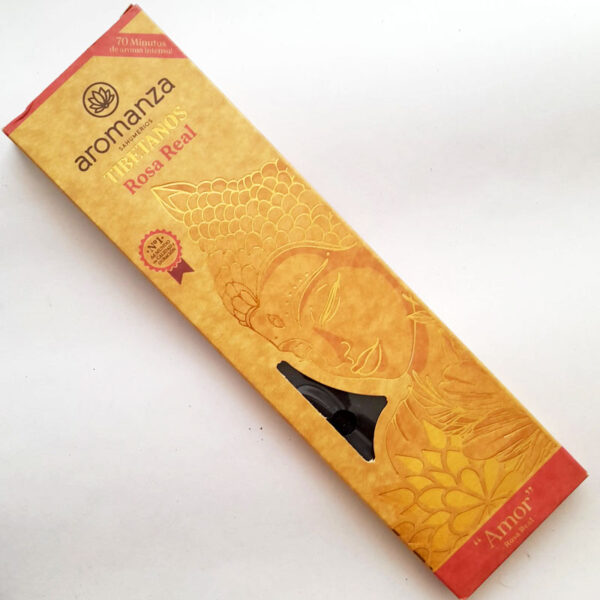 Sahumerio Tibetano Rosa Real Amor Aromanza