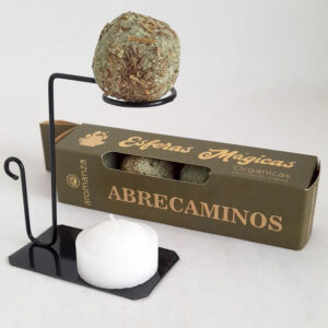 Bombitas Defumación Activada + Soporte Iniciador de Defumación con Manija + 4 Velas