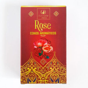 Caja de Conitos Premium de 10 Unidades de Rosa Iluminarte