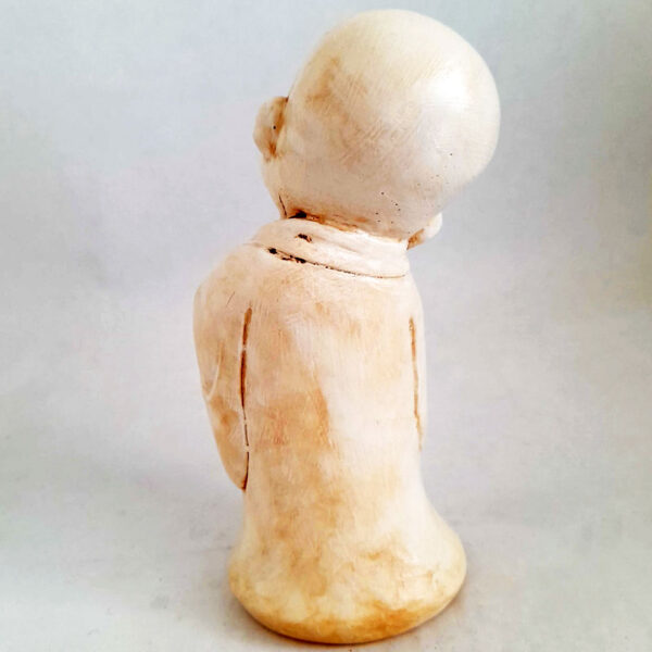 Figura Budita Sabio Colección Monjes Bebés de 16cm Añejo