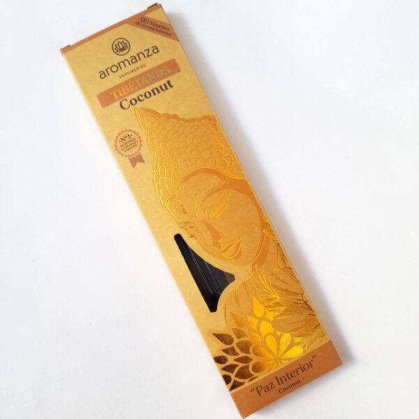 Sahumerio Tibetano Coconut Paz Interior Aromanza