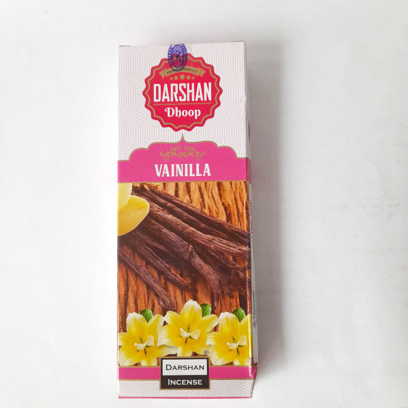 Dhoop Sahumerio Sin Palo Vainilla Darshan