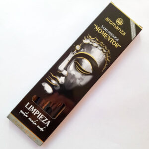 Los Sahumerios Momentos de Limpieza Quita Mala Onda Aromanza se componen de 5 varillas de aroma intenso.