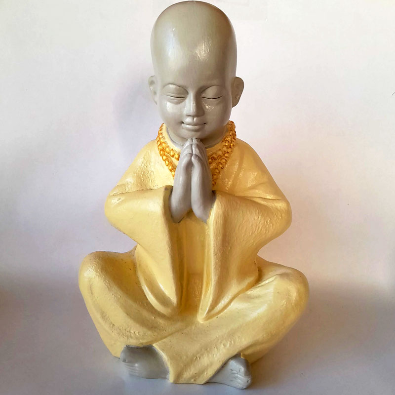 Figura Buda Joven Mudra Namasté Fe