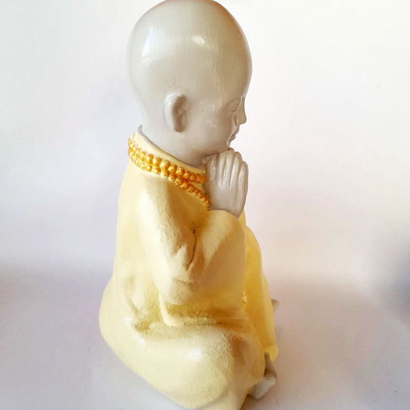 Figura Buda Joven Mudra Namasté Fe