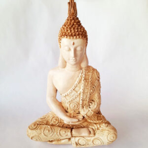 Figura Buda Mudra Meditación Añejo de 27cm de alto para interiores