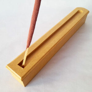 Porta Sahumerio Caja de Madera Beige