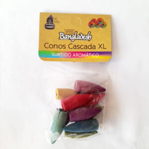 Sahumerios Conos Conitos Aromáticos XL Multicolor para Fuentes de Humo Cascadas
