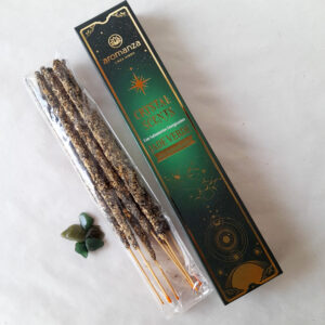 Sahumerios Energizantes Crystal Scents con Piedras de Jade Verde