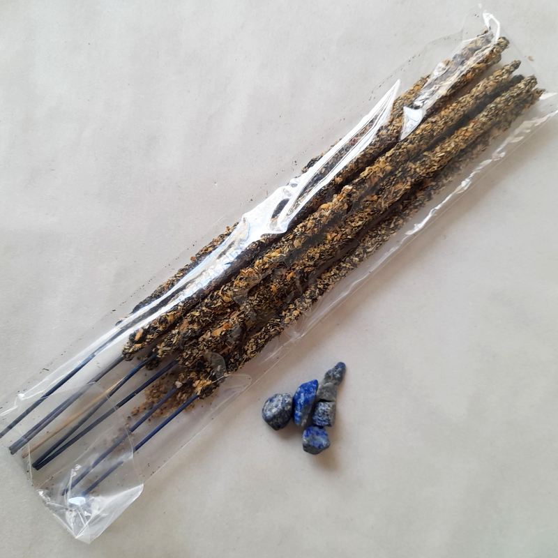 Sahumerios Energizantes Crystal Scents con Piedras de Lapislázuli