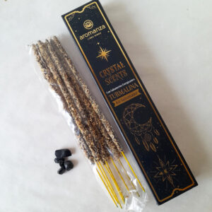 Sahumerios Energizantes Crystal Scents con Piedras de Turmalina